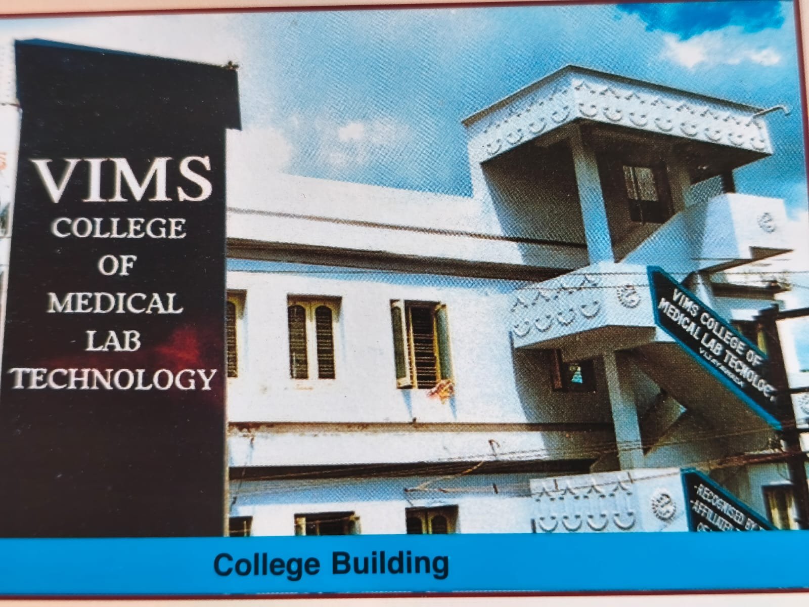VCMLT Entrance & College Building